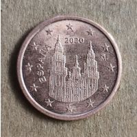 Испания 2 евроцента, 2020 г., KM# 1145