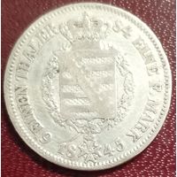 Герцогство Саксен-Кобург-Гота 1/6 талера 1845