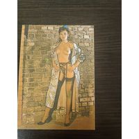 Календарик,эротика,1991