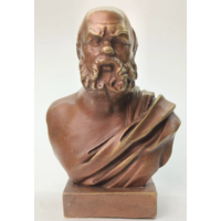 Бюст Сократ Древнегреческий философ Бронза