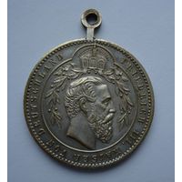 Пруссия. Медаль "Gott erhalte unsern kaiser". Фридрих III. 1888 год.