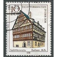 ГДР. Ратуша в г.Зуль. 1978г. Mi#2294.