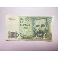 Банкнота Испании 1000 песет 1979 год.-02