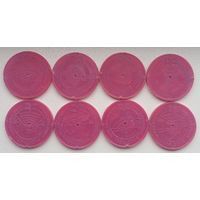 Юбилейные жетоны Минского метро  8 шт.