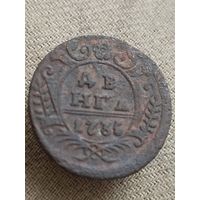 Распродажа - деньга 1735г.,АННА ИОАНОВНА