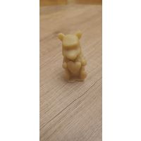 Восковой мишка оберег на любовь натуральный 5,5 см