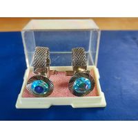 Запонки СССР в футляре.