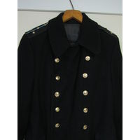 Шинель офицерская черная ВМФ. Военно-морской флот. Ретро СССР.