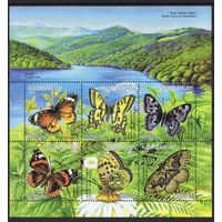 Азербайджан 2002. Фауна. Бабочки. 1 блок (165)