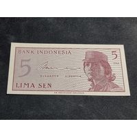 Индонезия 5 сен 1964 UNC