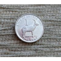 Werty71 Эритрея 1 цент 1997 1991
