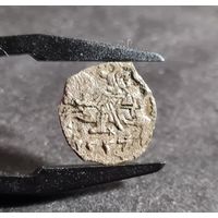 Денарий 1557, Литва, Вильно, Сигизмунд II, С рубля! без мц. НЕЧАСТЫЙ