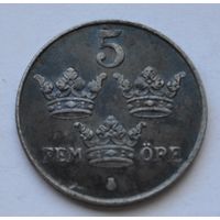 Швеция, 5 эре 1948 г. Железо.