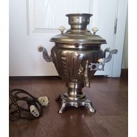 Самовар ЗШВ СССР 1975 г Небольшой размер 2 литра Рабочий