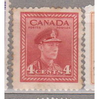 Известные люди личности  Король Георг VI Канада 1942 год  лот 10 ЧИСТАЯ