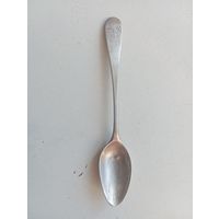 Чайная ложка себряная. 13 см. Вес 13 грамм.