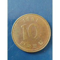 Южная Корея 10 вон 1991