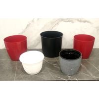 Горшки * для Цветов * Кашпо * 5 штук * Большие * Пластик