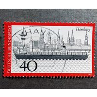 Марка Германия 1973 год Гамбург