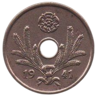 ФИНЛЯНДСКАЯ РЕСПУБЛИКА. 10 ПЕННИ 1941. ЁЛКА