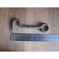 Крючок старинный амбарный кованный.