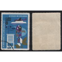 Куба 1971.02.16 (Mi)CU1665 марка из сер.Всемирный день метеорологии - 8c Метеорологическое оборудование (г) (a1-22 ТОРГ