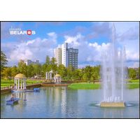 Планета Беларусь 2016 Молодечно парк культуры и отдыха им.Победы фонтан