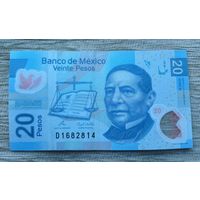 Werty71 Мексика 20 песо 2010 UNC банкнота 1 2