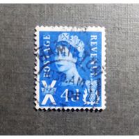 Марка Великобритания ( Шотландия ) 1966 год Королева