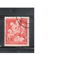 Германия-1943,(Мих.859) гаш. , Зимняя помощь (одиночка)