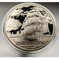 Конститьюшн (Constitution). Парусные корабли, 20 рублей 2010