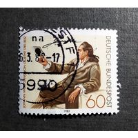Марка Германия 1982 год Иоганн Вольфганг фон Гёте
