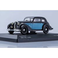 Hotchkiss 686 GS 1949 Black/Light Blue 1/43. WhiteBox