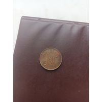 Русская Финляндия 5 пенни 1908 год