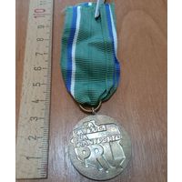 С РУБЛЯ! Медаль Республики Польша. "За заслуги для транспортника"