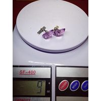 С рубля без мц. запонки фиолетовые 9гр. 2  6ПЗ вЗвезда875пр.