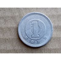 Япония 1 йена, 1989г. (D-107)