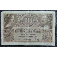 100 марок Германия Ковно (Каунас) 1918 г.