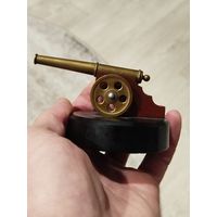 Пушка для стрельбы пистонами,ссср,латунь,карболит,с рубля