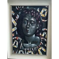 Кищенко А.М "Оля",1990г. Холст, масло. Размер 55х40 см.