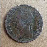 Бельгийское Конго 50 сантимов 1928 г., Надпись на  голландском - 'ALBERT KONING DER BELGEN',  KM# 23