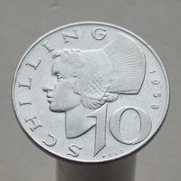 Австрия 10 шиллингов 1958