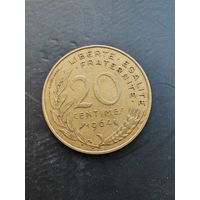 Франция 20 сантимов 1964