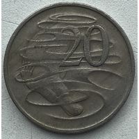 Австралия 20 центов 1968 г.