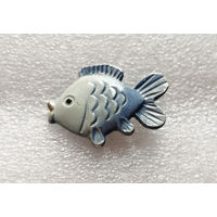 Рыба. Детский Значок. Мультфильмы. Сказки. СССР #0693-UP18