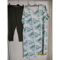 Ночная сорочка салатовая р.54-56+лосины