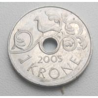 Норвегия 1 крона 2005_KM# 462