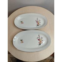 Все лоты с 1 Рубля. 2 Сервировочных блюда. Колтиз. ГДР. Colditz.