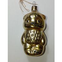 Ёлочная игрушка - Мишка , СССР