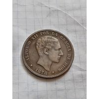 10 сантимов 1878 года в отличном состоянии!